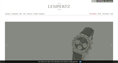 Desktop Screenshot of lempertz.com